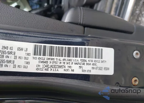 2013 Dodge Durango Sxt z USA, uszkodzony, nr VIN 1C4RDJAG3DC500574